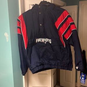 Patriots Starter Pull Over Jacket. XXL, Brand new. Never worn.